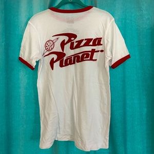 BoxLunch Toy Story Pizza Planet Ringer Tee Size S